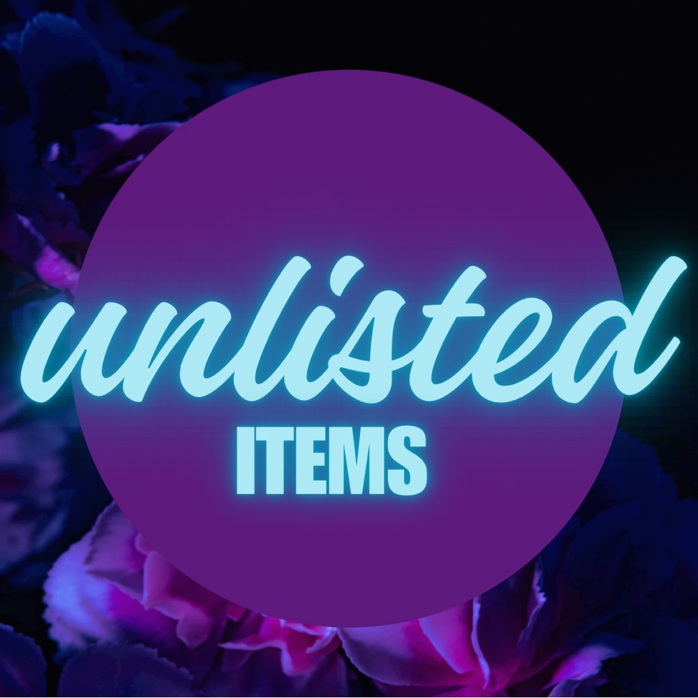 Unlisted items for live show